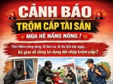 Ninh Bình: Cảnh giác tội phạm trộm cắp tài sản dịp hè