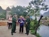 Đồn Biên phòng Ngọc Côn cứu hộ công dân gặp nạn trên sông Quây Sơn