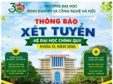 Trường Đại học Kinh doanh và Công nghệ Hà Nội xét tuyển Hệ đại học chính quy khóa 31 năm 2026