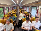 Chuyến tàu đầu tiên đưa các bác sỹ Bệnh viện Bạch Mai về cơ sở Ninh Bình làm việc