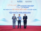 Geleximco được vinh danh Top doanh nghiệp tư nhân tiêu biểu đại diện cho 40 năm đổi mới đất nước