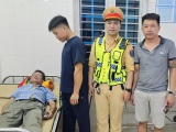Ninh Bình: CSGT hỗ trợ đưa người đàn ông bị ngất xỉu đi cấp cứu