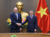 Thủ tướng Lê Minh Hưng tiếp Bộ trưởng Ngoại giao Hy Lạp