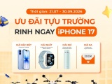 Mua xe Yadea, có hội trúng iPhone 17