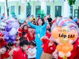 Ngày đầu đến Trường Tiểu học thị trấn Yên Viên của những 'tân binh' lớp 1: Có nước mắt, có nụ cười và thật nhiều yêu thương