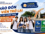 Trường đại học đầu tiên ở miền Bắc miễn phí trông giữ xe và sử dụng sân thể thao