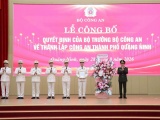 Công bố quyết định thành lập Công an thành phố Quảng Ninh