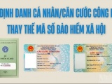 Từ 1/9 số định danh cá nhân thay mã số BHXH