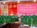 Trao thưởng đột xuất cho lực lượng triệt phá chuyên án ma túy