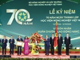 Chủ tịch Quốc hội Trần Thanh Mẫn dự Lễ kỷ niệm 70 năm Học viện Nông nghiệp Việt Nam