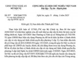 Nghệ An: TP Vinh được yêu cầu sắp xếp thành 3 xã, phường