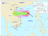 Dự kiến bão số 8 đổ bộ Hà Tĩnh - Quảng Trị