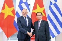 Bộ trưởng Ngoại giao Lê Hoài Trung hội đàm với Bộ trưởng Ngoại giao Cộng hòa Hy Lạp George Gerapetritis