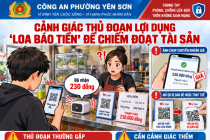 Công an tỉnh Ninh Bình cảnh báo thủ đoạn lừa đảo qua loa báo chuyển tiền