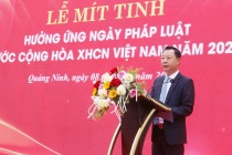 Quảng Ninh tổ chức Lễ mít tinh, lan tỏa tinh thần thượng tôn pháp luật