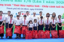 Tân Hiệp Phát đồng hành mang yêu thương đến trẻ em có hoàn cảnh khó khăn 