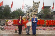 Tác giả linh vật mèo ở Quảng Trị được khen thưởng