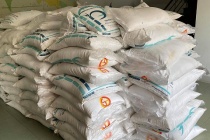 Tạm giữ 30 tấn đường cát nhập lậu tại Long An