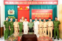 Công an tỉnh Nam Định điều động, bổ nhiệm lãnh đạo 