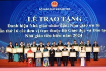 Tôn vinh các nhà giáo tiêu biểu năm 2024