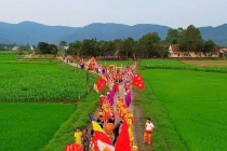 Hà Tĩnh: Lễ hội Quán Thế Âm Bồ Tát diễn ra tại chùa Hộ Quốc