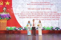 Hải Phòng: Trao giải 30 tác phẩm về học tập và làm theo tư tưởng, đạo đức, phong cách Hồ Chí Minh