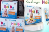 Cục ATTP khuyến cáo không sử dụng Siro ăn ngon Hải Bé