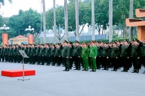 Công an tỉnh Ninh Bình tổ chức chào cờ tháng đầu tiên năm Dương lịch 2026