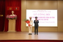 Công an tỉnh Quảng Ninh công bố các quyết định về công tác cán bộ