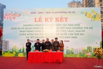 Phường Tây Hồ ký kết chương trình phối hợp công tác năm 2026, tạo khí thế thi đua chào mừng Đại hội Đảng XIV