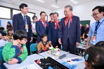 Tổng Bí thư Tô Lâm dự lễ khánh thành Trường phổ thông nội trú liên cấp Si Pa Phìn, Điện Biên