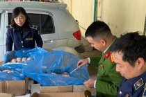 Phát hiện gần 2 tấn thực phẩm 'bẩn' chuẩn bị tiêu thụ dịp Tết Nguyên đán