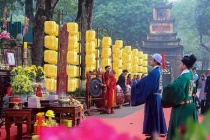 Tái hiện nghi lễ ‘Tống cựu nghinh tân’ trong Hoàng thành Thăng Long