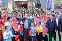 Thủ tướng Chính Phủ Phạm Minh Chính dự lễ khởi công dự án Trường liên cấp Cẩm Thạch