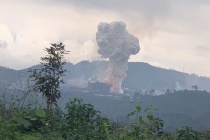 Nổ lớn tại Khu công nghiệp Tằng Loỏng, một công nhân tử vong