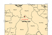 Quảng Ngãi hứng 5 trận động đất liên tiếp vào sáng mùng 7 Tết