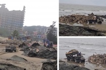 Vụ đổ rác trái phép tại bãi biển Hải Tiến: Công an vào cuộc xác minh