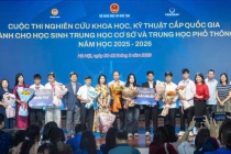 Học sinh Quảng Ninh xuất sắc giành 3 giải cuộc thi nghiên cứu khoa học, kỹ thuật cấp quốc gia