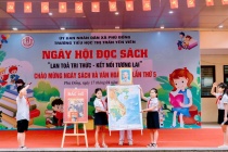 Ngày hội đọc sách ở Trường Tiểu học thị trấn Yên Viên: Lan tỏa văn hóa đọc từ những điều giản dị