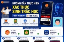  Đối tượng nào phải xác thực sinh trắc học trên phần mềm eTax Mobile?