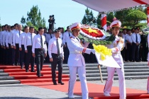 Thủ tướng Lê Minh Hưng dự lễ truy điệu và an táng hài cốt liệt sĩ tại tỉnh Quảng Trị