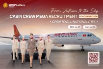Sun PhuQuoc Airways khởi động đợt tuyển dụng tiếp viên lớn nhất năm, chào đón ứng viên quốc tế