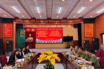 Công an phường Tây Hồ tiếp và làm việc với Đoàn Văn phòng Cơ quan An ninh, An toàn Liên hợp quốc (UNDSS)