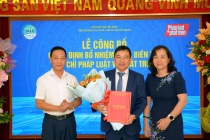 Ông Phan Văn Lâm được bổ nhiệm làm Tổng Biên tập Tạp chí Pháp luật và Phát triển