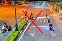 Phú Thọ: Ngăn chặn nhóm 11 thanh thiếu niên rượt đuổi, hỗn chiến giữa đêm
