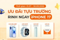 Mua xe Yadea, có hội trúng iPhone 17