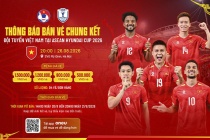 VFF công bố vé xem chung kết Việt Nam với Thái Lan tại Mỹ Đình