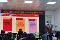 Đảng uỷ phường Cầu Giấy tập huấn 4 thủ tục hành chính của Đảng trên môi trường điện tử