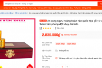 Bộ Y tế yêu cầu Shopee gỡ bỏ sản phẩm An cung ngưu hoàng hoàn nếu vi phạm