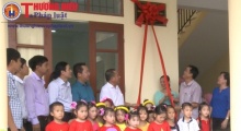 Công ty Cổ phần Đông Hải 27/7 trao tặng công trình trường mầm non Lê Ninh - Kinh Môn - Hải Dương